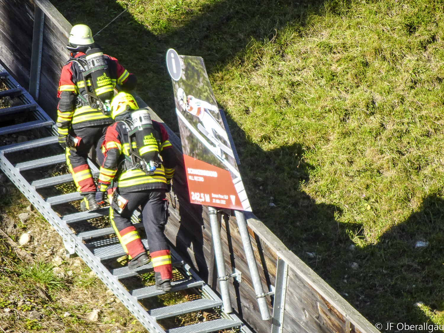 Schanzenrekord an der Skiflugschanze