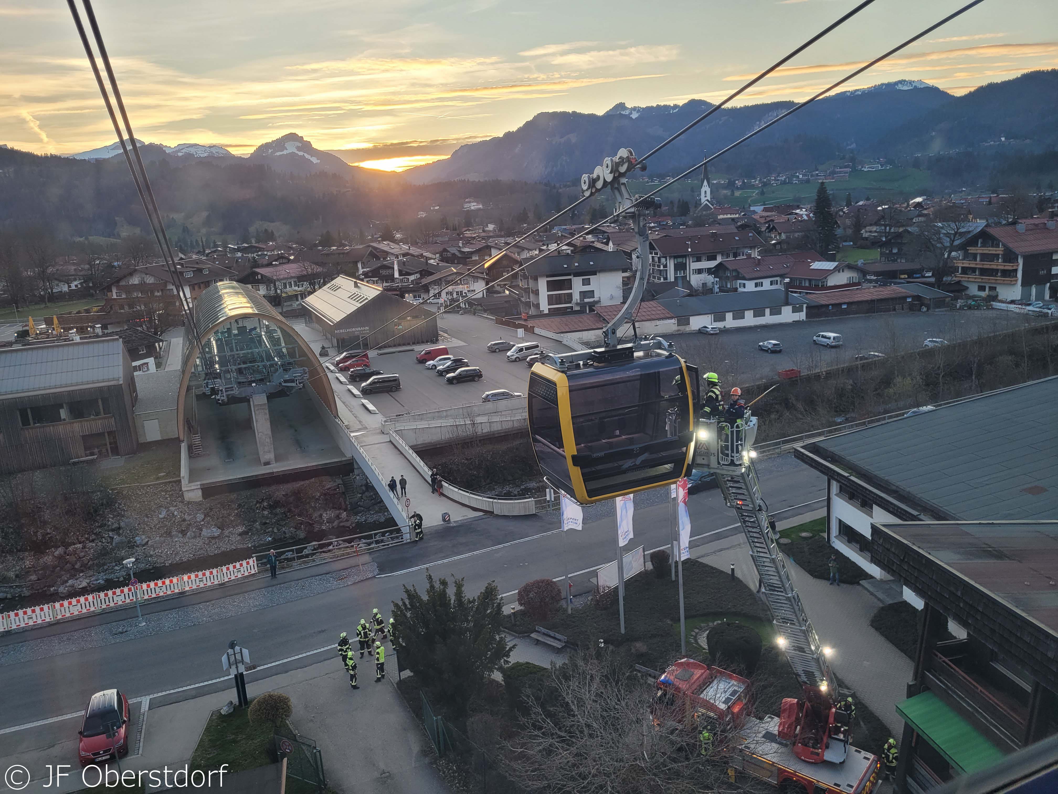 Bergeübung an der Nebelhornbahn