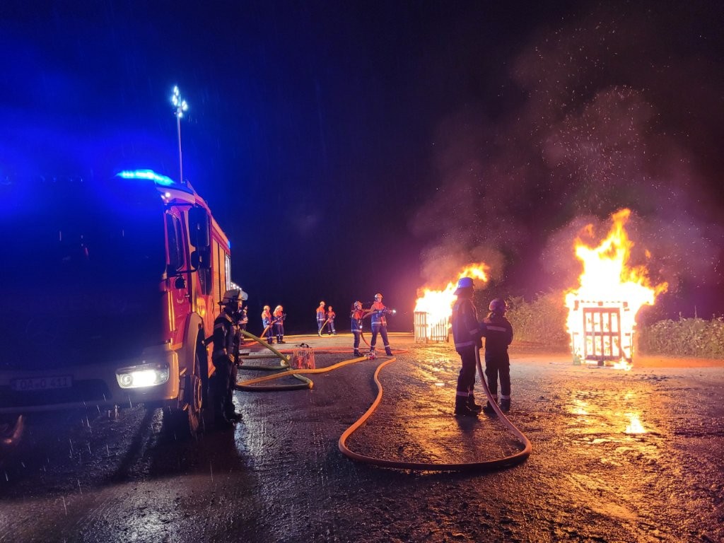 Löschen eines Brandes