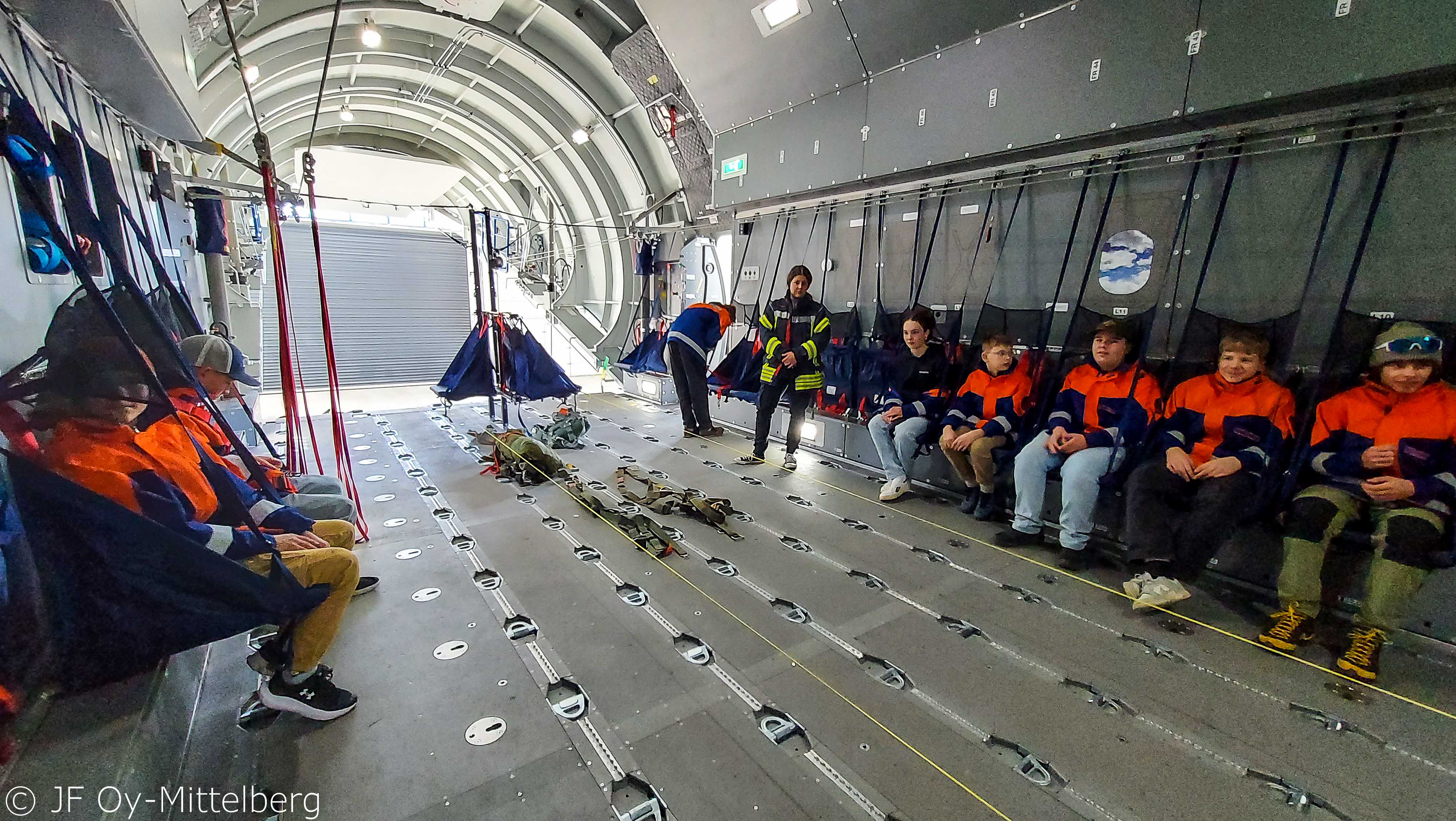 Laderaum eines Airbus 400M