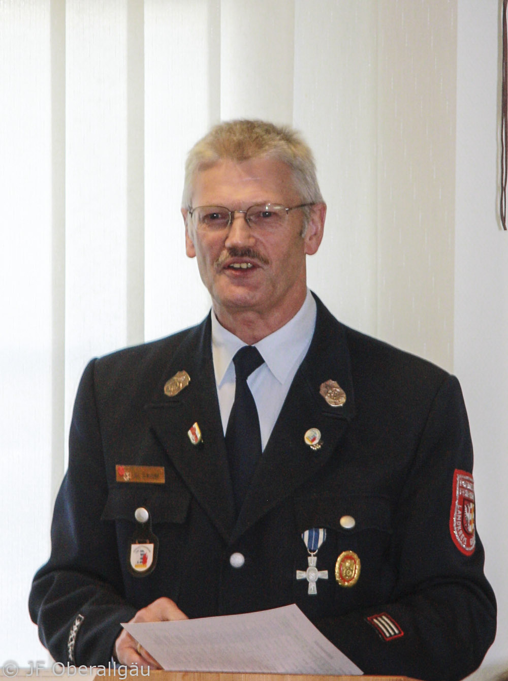 Bezirksjugendfeuerwehrwart Willi Sauter