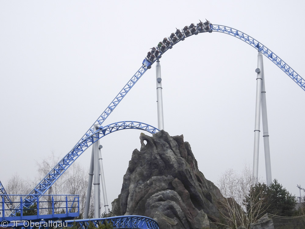 Blue fire mega coaster