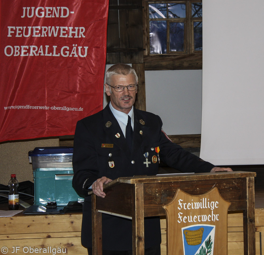 Bezirksjugendfeuerwehrwart Willi Sauter