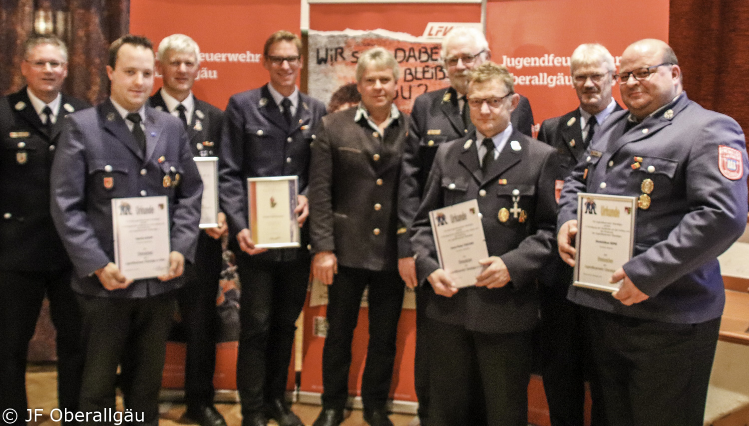 Hauptversammlung 2019 - Ehrung verdienter Feuerwehrkameraden