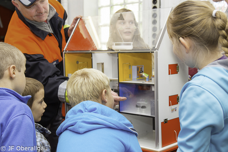 Experiment mit einem Rauchhaus in Miniaturformat