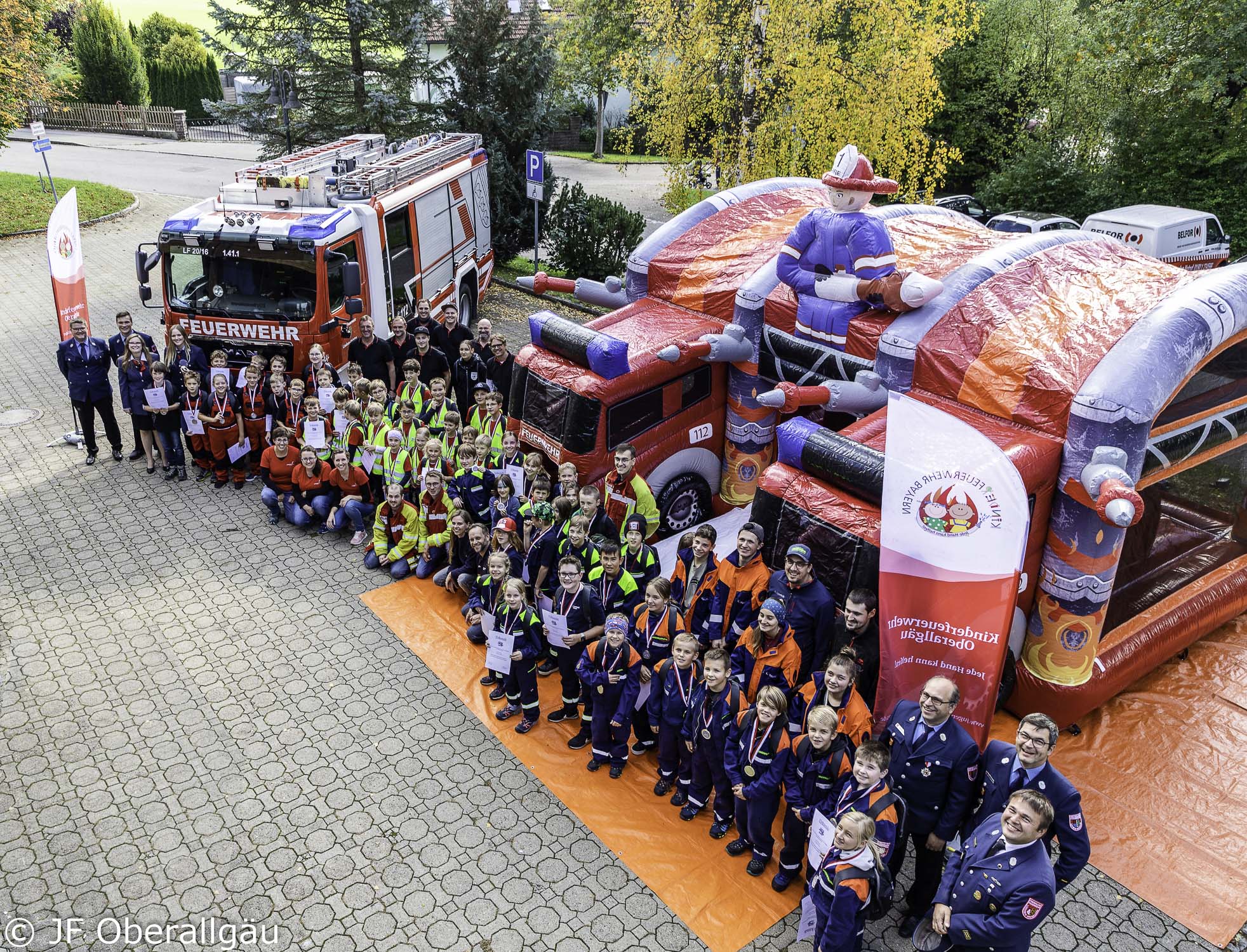 Kinderfeuerwehrtag in Lauben-Heising