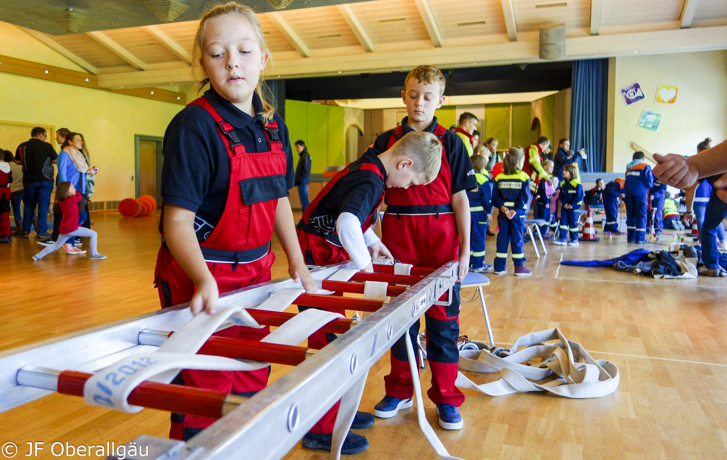 Kinderfeuerwehrtag Übungsstation