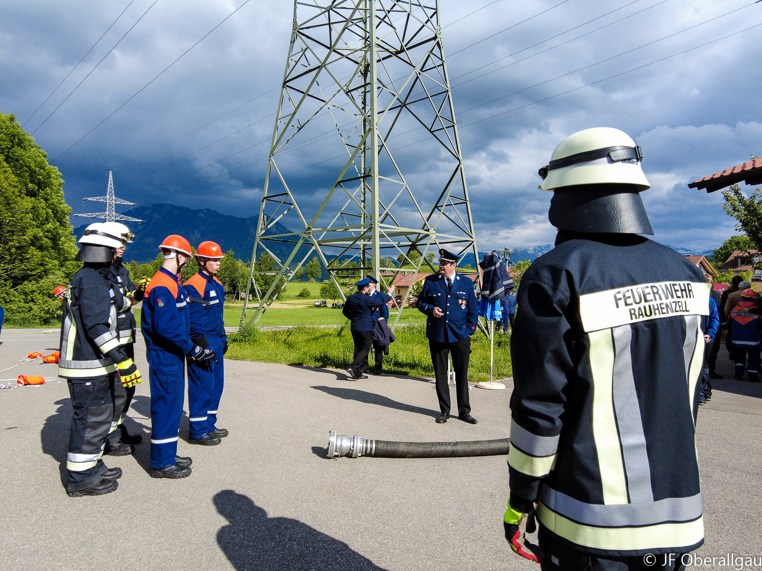 Abnahme der Bayerischen Jugendleistungsprüfung in Rauhenzell