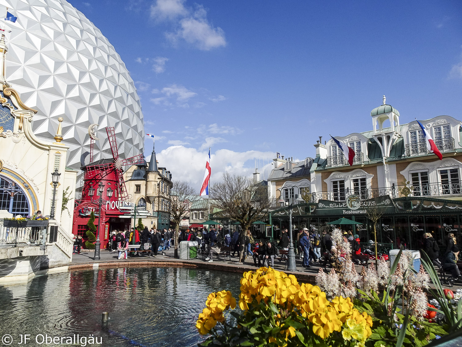 Der Themenbereich Frankreich im Europapark