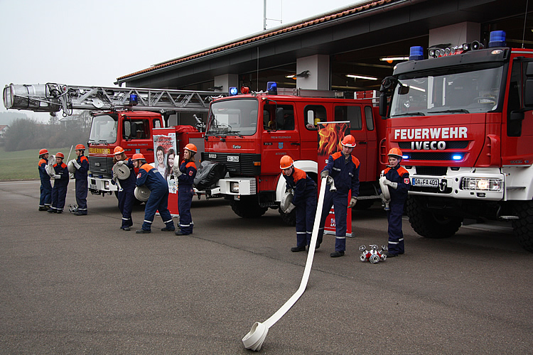 Landes-Jugendfeuerwehrtag Weltrekord Schlauchflechten