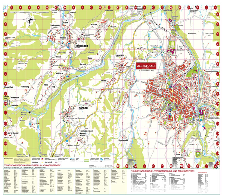 Ortsplan Oberstdorf Klein
